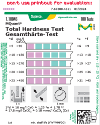 Supelco MQuant Test Strips