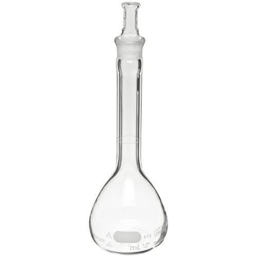 PYREX Class A Volumetric Flask, Taper Glass Stopper | Corning