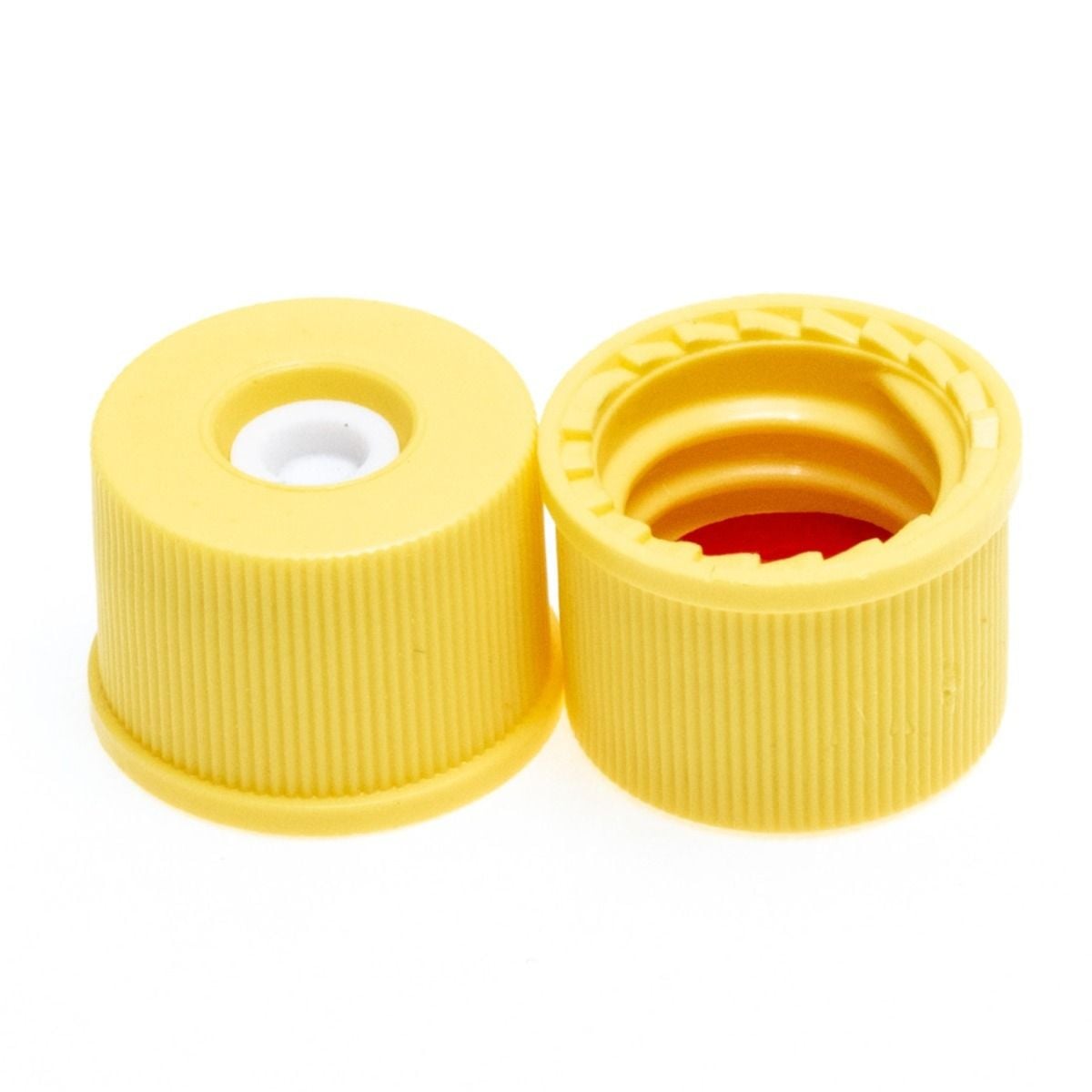 8-425 mm Polypropylene Top Hat Closures, PTFE/Silicone Septa | JG Finneran