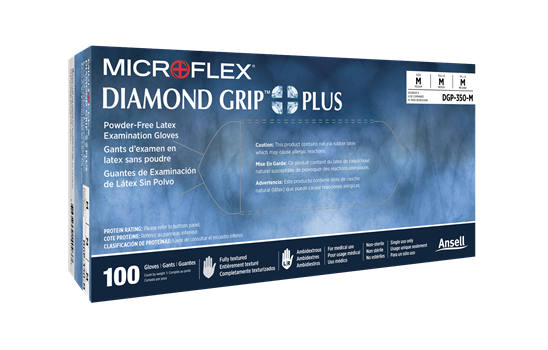 新品未使用 Ansell MICROFLEX Diamond Grip Plus Microflex_DGP350_DiamondGripPl