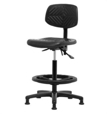 The Lab Depot Polyurethane Laboratory Chairs Nylon High Bench Height 24 5 33 5