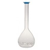 Volumetric Flask, Class A, with Snap Cap, Borosilicate Glass