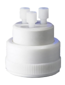 PYREX Three-Hole Mobile Phase Delivery Screw Cap With GL45 Thread