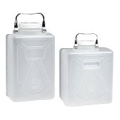 Nalgene&reg; Polypropylene Rectangular Carboys with Handle