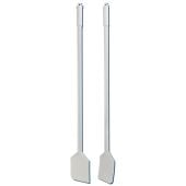 8 Inch Stainless Steel Lab Spatula With Black PVC Comfort Handle – A2Z SCILAB