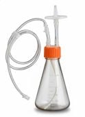 Corning Life Sciences 500 mL Closed System Erlenmeyer Flasks w/ Dip Tube, Vent & Male Luer Lock