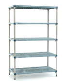 MetroMax Q 5-Shelf Plastic Industrial Shelving Starter Units