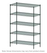Metro Super Adjustable 5-Tier Wire Shelving | Metroseal Green | Intermetro
