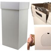 Plain Disposable Box with Handles