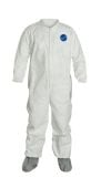 Tyvek® 400 Coveralls, Elastic Wrists and Attached Skid Resistant Boots