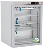 ABS NSF Freestanding Undercounter Vaccine Refrigerator, Glass, Right Hinge