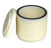 Across International Nylon Grinding Jar with Lid
