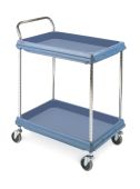 Metro Deep Ledge 2-Shelf Utility Cart