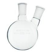 Heavy Wall Two-Neck Round Bottom Flasks, 20&deg; Outer Angled
