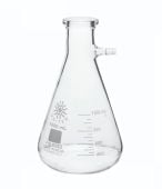 Graduated Glass Filtering Flasks, Bolt Neck Tubulation
