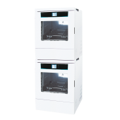 JeioTech 80 L ISS-3075R Stackable Incubated Shakers, Stacked