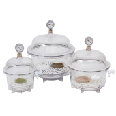 JeioTech VDR Round Vacuum Desiccator, VDR Series