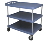 Metro myCart Series 3-Shelf Utility Carts | Polymer Lab Carts