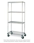 Super Erecta 4-Tier Stem Caster Cart