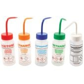 LDPE GHS Wide Mouth Multilingual Wash Bottles