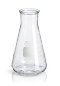 PYREX© Wide Mouth Erlenmeyer Flasks with Heavy Duty Rim