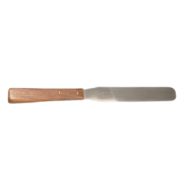 Wooden Handle Stainless Steel Spatulas | United Scientific