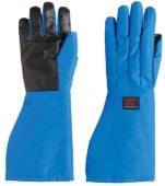 Heathrow Scientific Tempshield Waterproof Cryo-Grip Gloves, Elbow-Length, Blue