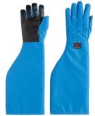 Heathrow Scientific Tempshield Waterproof Cryo-Grip Gloves, Shoulder-Length, Blue