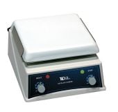 The Lab Depot 7.1 in x 7.1 in Analog Hot Plate Stirrer, Front Left View