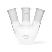 United Scientific Angular Three-Neck Round Bottom Flask
