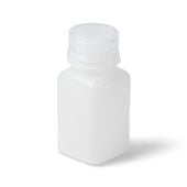 United Scientific UniStore 60 mL HDPE Wide Mouth Square Bottles