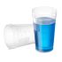 100 mL Graduated Polypropylene Titration Cup With Sample
