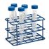 United Scientific 15-Place Blue Heavy Duty Epoxy Coated Wire Rack