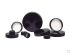 Black Phenolic Screw Caps, Pulp/Vinyl Liner