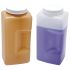 Graduated Square Bottles, HDPE 