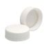 WHEATON&reg; White Polypropylene Screw Caps, PTFE Liner