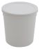 Opaque White Disposable Specimen Containers for Light-Sensitive Samples