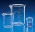 Polymethylpentene Griffin Style Beakers, Molded Graduations