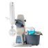 SCI100-Pro Rotary Evaporator, Vertical Coiled Condenser, Motorized Lift