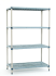 MetroMax Q 4-Shelf Plastic Industrial Shelving Starter Units