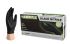 AMMEX Exam Grade Black Nitrile Gloves, S- XL