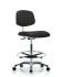 Class 10 Clean Room Chrome Base Vinyl Chairs, High Bench Height