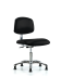 ESD & Class 10 Clean Room Chrome Base Vinyl Chairs, Desk Height