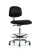 ESD & Class 10 Clean Room Chrome Base Vinyl Chairs, High Bench Height