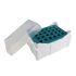 United Scientific Frosty Mate 24-Place Color Change Freezer Rack, Teal