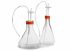 Corning Life Sciences Polycarbonate Vented Erlenmeyer Flasks w/ Transfer Caps, Dip Tube & Male MPC