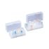 50-Place Polypropylene Telescoping Lid Boxes