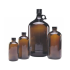 WHEATON&reg; Safety Coated Bottle, Amber Glass