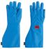 Heathrow Scientific Tempshield Waterproof Cryo-Gloves, Elbow-Length, Blue