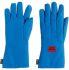 Heathrow Scientific Tempshield Waterproof Cryo-Gloves, Mid-Arm-Length, Blue